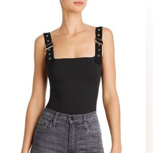 SOLD NWT Tiger Mist Bodysuit with Buckle Straps